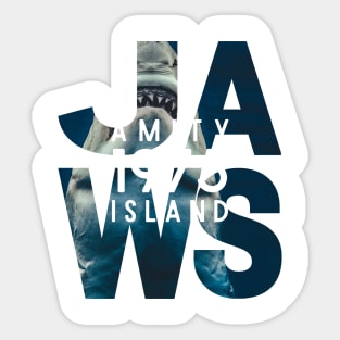 Amity Island 1975 Sticker